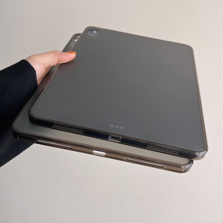 For iPad 10.2 2021/2020/2019 Skin-feeling Crystal Clear Acrylic Tablet Case(Black) For iPad 10.2 2021/2020/2019 Skin-feeling Crystal Clear Acrylic Tablet Case(Black)