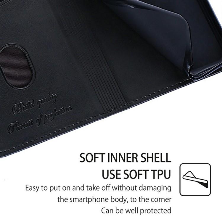 For itel City 200 4G Cow Texture Magnetic Leather Phone Case(Black)