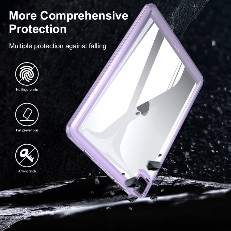 For iPad Air 11 2024 Transparent Acrylic Tablet Case(Transparent) For iPad Air 11 2024 Transparent Acrylic Tablet Case(Transparent)