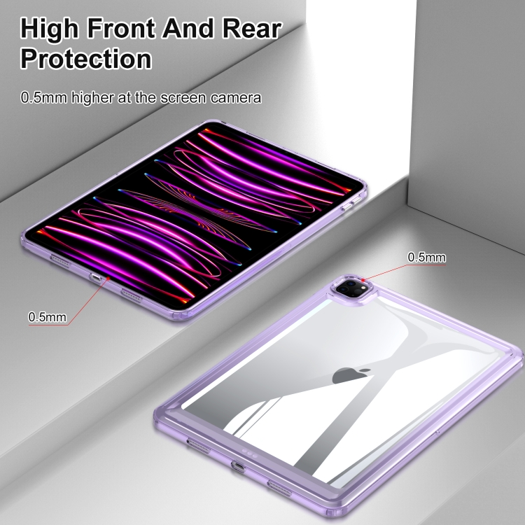 For iPad Air 11 2024 Transparent Acrylic Tablet Case(Transparent) For iPad Air 11 2024 Transparent Acrylic Tablet Case(Transparent)