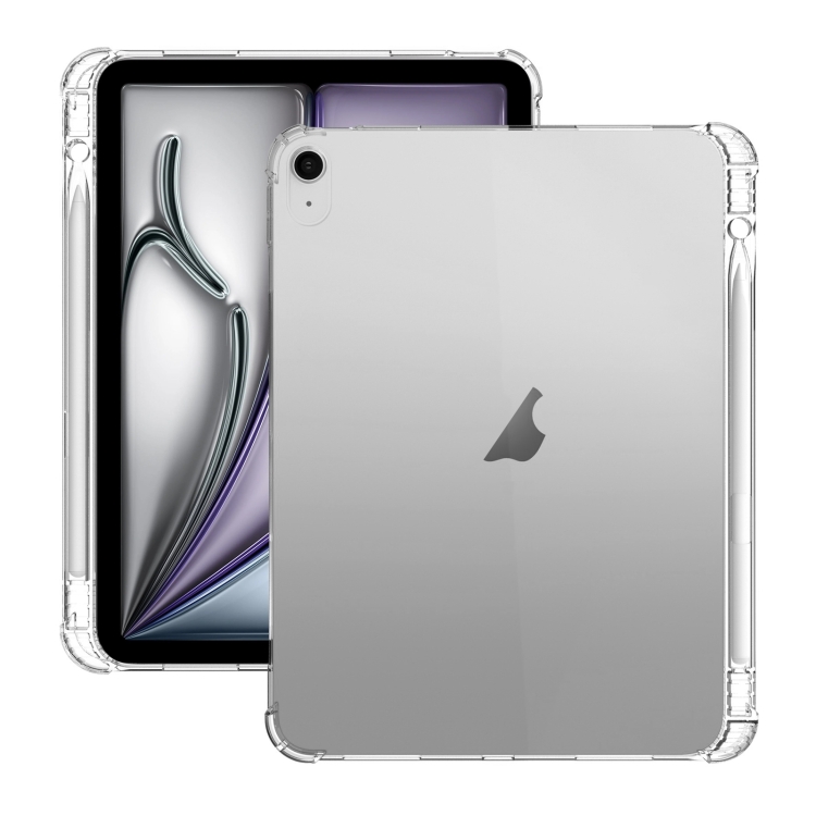 For iPad Air 13 2024 Highly Transparent TPU Full Thicken Corners Shockproof Protective Case with Pen Slot(Transparent) For iPad Air 13 2024 Highly Transparent TPU Full Thicken Corners Shockproof Protective Case with Pen Slot(Transparent)