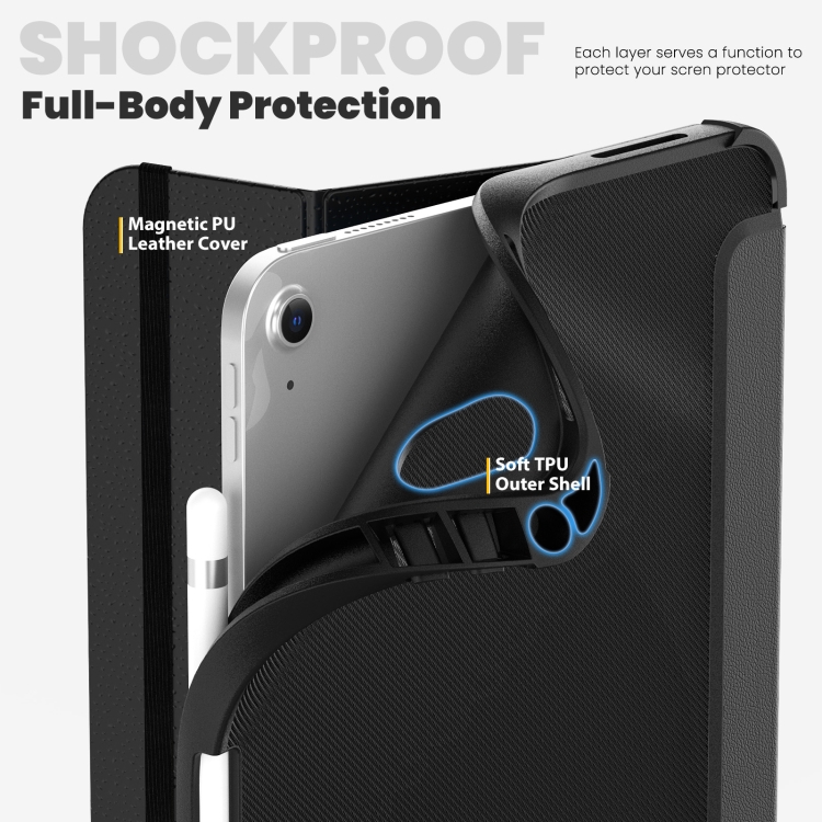 For iPad 10th Gen 10.9 2022 Carbon Fiber Leather Smart Tablet Case(Black) For iPad 10th Gen 10.9 2022 Carbon Fiber Leather Smart Tablet Case(Black)