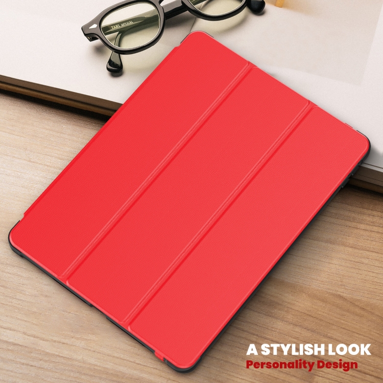 For iPad 10.2 2021 / Air 10.5 Carbon Fiber Leather Smart Tablet Case(Red) For iPad 10.2 2021 / Air 10.5 Carbon Fiber Leather Smart Tablet Case(Red)