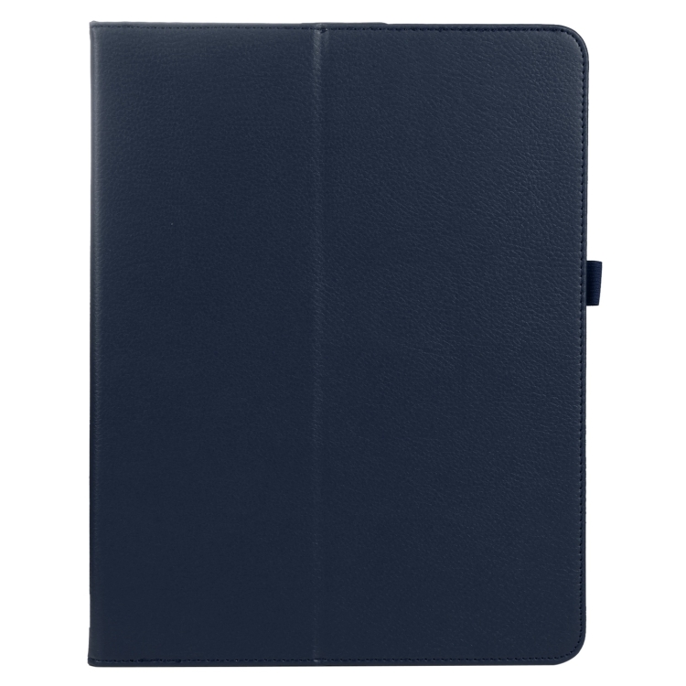 For iPad Air 11 2024 Litchi Texture Solid Color Leather Tablet Case(Dark Blue) For iPad Air 11 2024 Litchi Texture Solid Color Leather Tablet Case(Dark Blue)