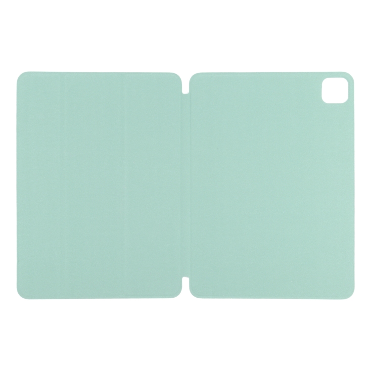 For iPad Pro 13 2024 Double-sided Clip Non-buckle Magnetic PU Smart Tablet Case(Light Green) For iPad Pro 13 2024 Double-sided Clip Non-buckle Magnetic PU Smart Tablet Case(Light Green)