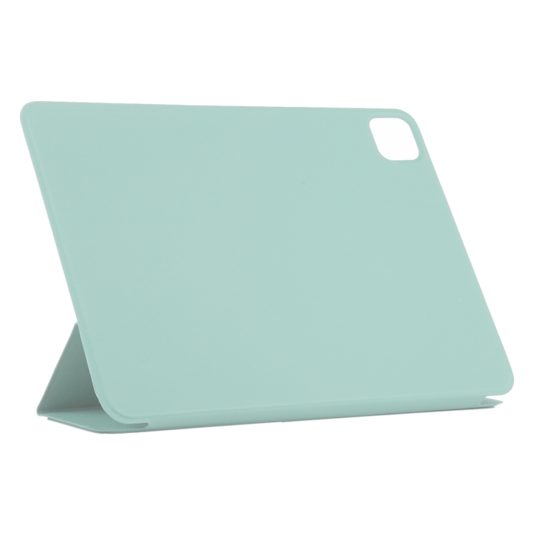 For iPad Pro 13 2024 Double-sided Clip Non-buckle Magnetic PU Smart Tablet Case(Light Green) For iPad Pro 13 2024 Double-sided Clip Non-buckle Magnetic PU Smart Tablet Case(Light Green)