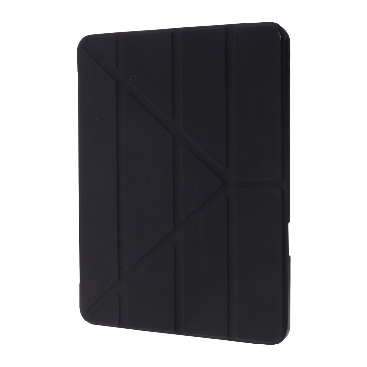 For iPad Air 11 2024 Deformation Transparent Acrylic Leather Tablet Case(Black) For iPad Air 11 2024 Deformation Transparent Acrylic Leather Tablet Case(Black)