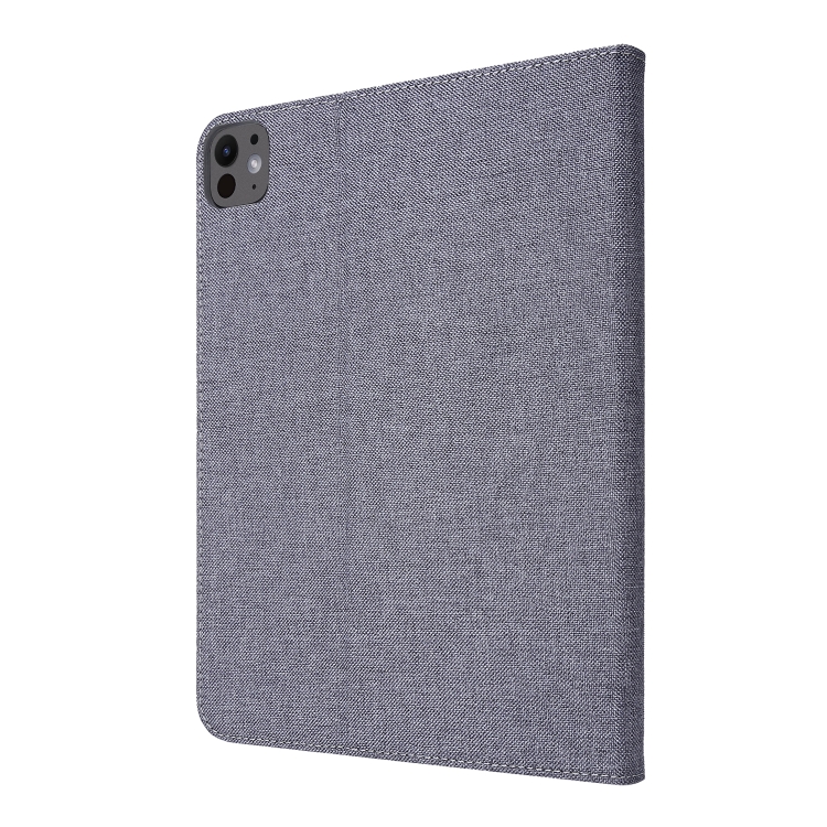 For iPad Air 13 2024 Fabric Leather Tablet Case(Grey) For iPad Air 13 2024 Fabric Leather Tablet Case(Grey)