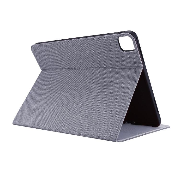 For iPad Air 13 2024 Fabric Leather Tablet Case(Grey) For iPad Air 13 2024 Fabric Leather Tablet Case(Grey)