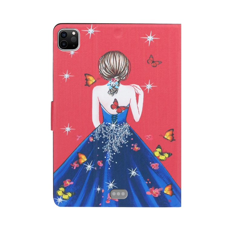 For iPad Pro 11 2024 Voltage Coloured Drawing Smart Leather Tablet Case(Girl Back) For iPad Pro 11 2024 Voltage Coloured Drawing Smart Leather Tablet Case(Girl Back)