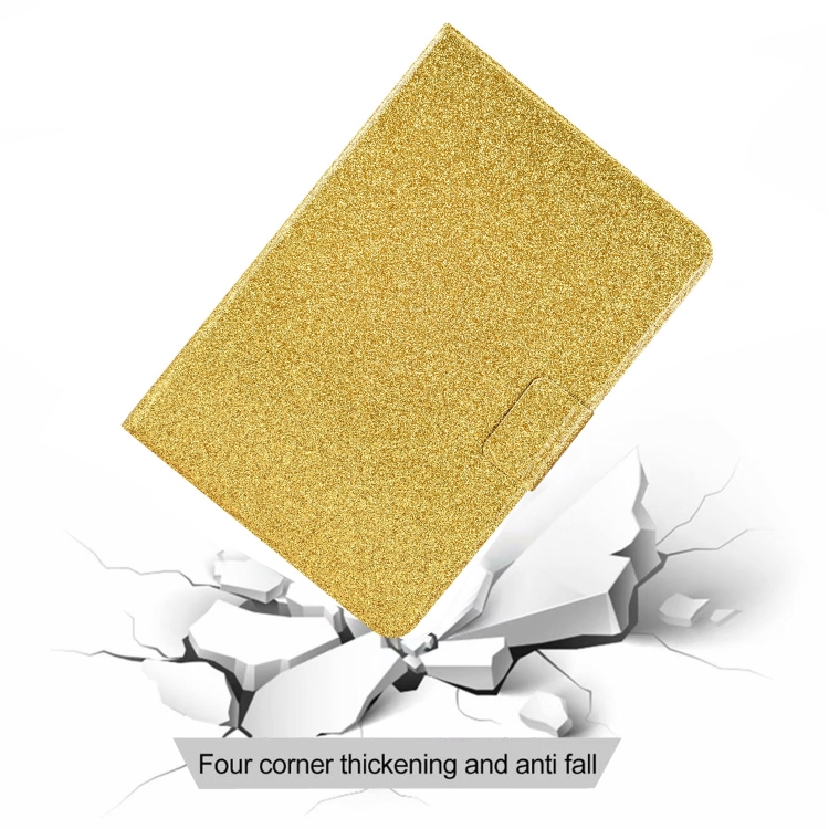 For iPad Pro 11 2024 Varnish Glitter Powder Smart Leather Tablet Case(Yellow) For iPad Pro 11 2024 Varnish Glitter Powder Smart Leather Tablet Case(Yellow)