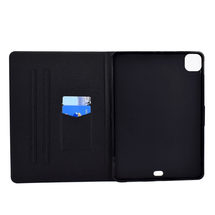 For iPad Pro 11 2024 Voltage Colored Drawing Smart Leather Tablet Case(Cat and Tiger) For iPad Pro 11 2024 Voltage Colored Drawing Smart Leather Tablet Case(Cat and Tiger)