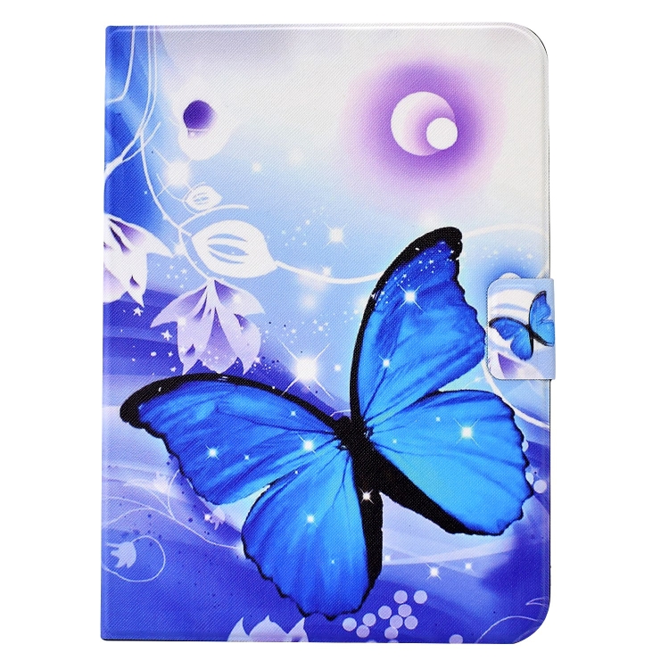 For iPad Pro 11 2024 Voltage Colored Drawing Smart Leather Tablet Case(Blue Butterfly) For iPad Pro 11 2024 Voltage Colored Drawing Smart Leather Tablet Case(Blue Butterfly)