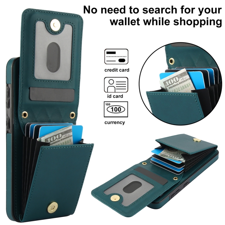 For Samsung Galaxy S24 5G YM015 Crossbody Rhombic Card Bag RFID Phone Case(Green) For Samsung Galaxy S24 5G YM015 Crossbody Rhombic Card Bag RFID Phone Case(Green)