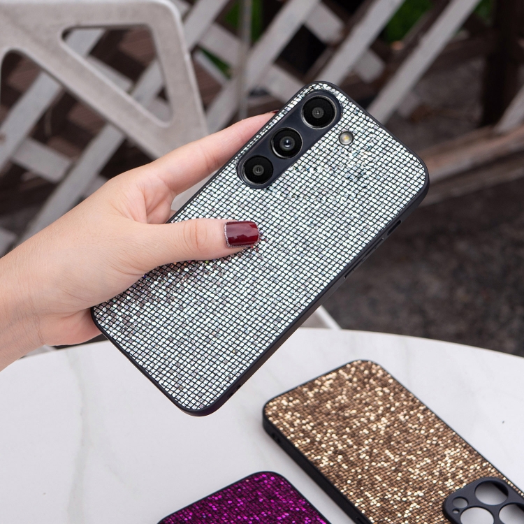 For Samsung Galaxy S23+ 5G Glitter Powder TPU Hybrid PC Phone Case(Silver) For Samsung Galaxy S23+ 5G Glitter Powder TPU Hybrid PC Phone Case(Silver)