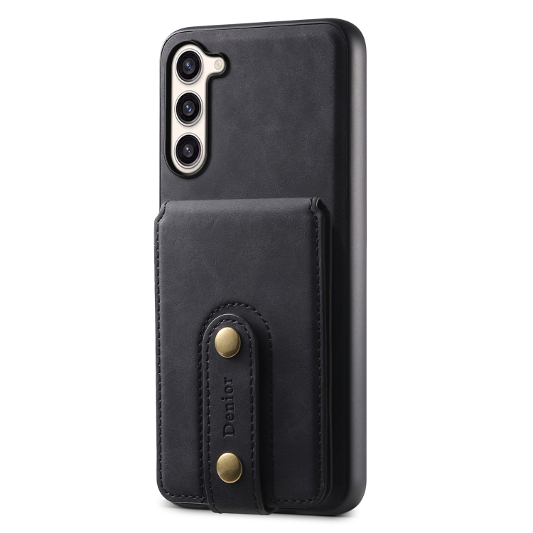 For Samsung Galaxy S23+ 5G Denior D14 NK Retro Pattern MagSafe Magnetic Card Holder Leather Phone Case(Black) For Samsung Galaxy S23+ 5G Denior D14 NK Retro Pattern MagSafe Magnetic Card Holder Leather Phone Case(Black)
