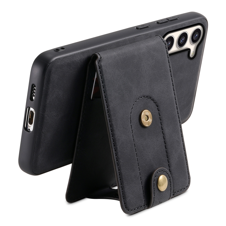 For Samsung Galaxy S23+ 5G Denior D14 NK Retro Pattern MagSafe Magnetic Card Holder Leather Phone Case(Black) For Samsung Galaxy S23+ 5G Denior D14 NK Retro Pattern MagSafe Magnetic Card Holder Leather Phone Case(Black)