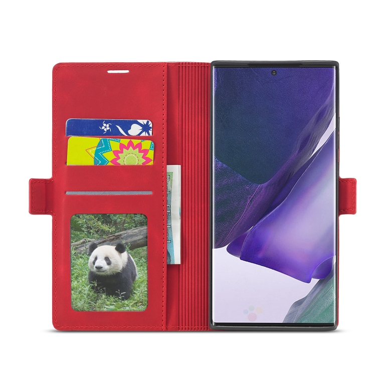For Samsung Galaxy Note20 Forwenw Dream Series Oil Edge Strong Magnetism Horizontal Flip Leather Case with Holder & Card Slots & Wallet & Photo Frame(Red) For Samsung Galaxy Note20 Forwenw Dream Series Oil Edge Strong Magnetism Horizontal Flip Leather Case with Holder & Card Slots & Wallet & Photo Frame(Red)