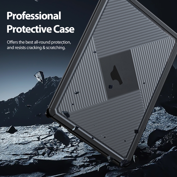For MacBook Air 13.6 2022/2024 A2681 DUX DUCIS LCGH Laptop Frosted Protective Case(Black) For MacBook Air 13.6 2022/2024 A2681 DUX DUCIS LCGH Laptop Frosted Protective Case(Black)