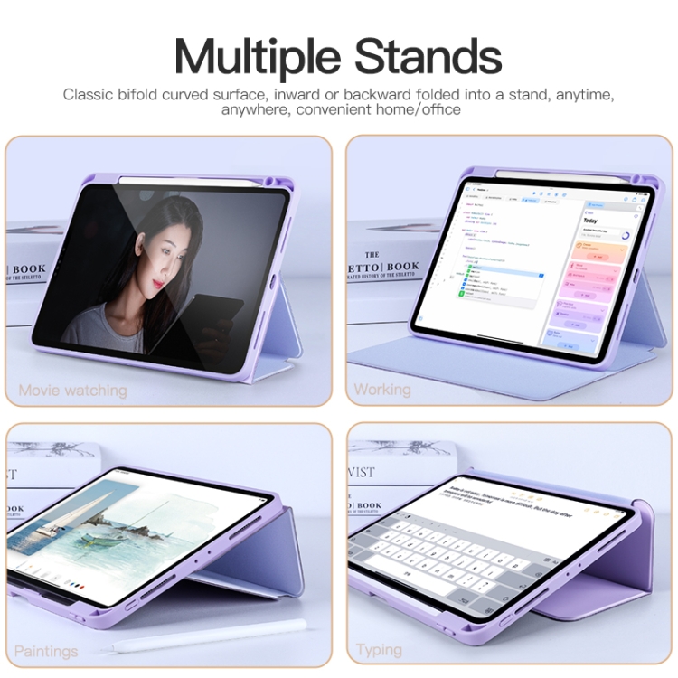 For iPad Air 13 2024 / Pro 12.9 2022 2-Fold Clear Acrylic Leather Tablet Case(Ice Blue) For iPad Air 13 2024 / Pro 12.9 2022 2-Fold Clear Acrylic Leather Tablet Case(Ice Blue)