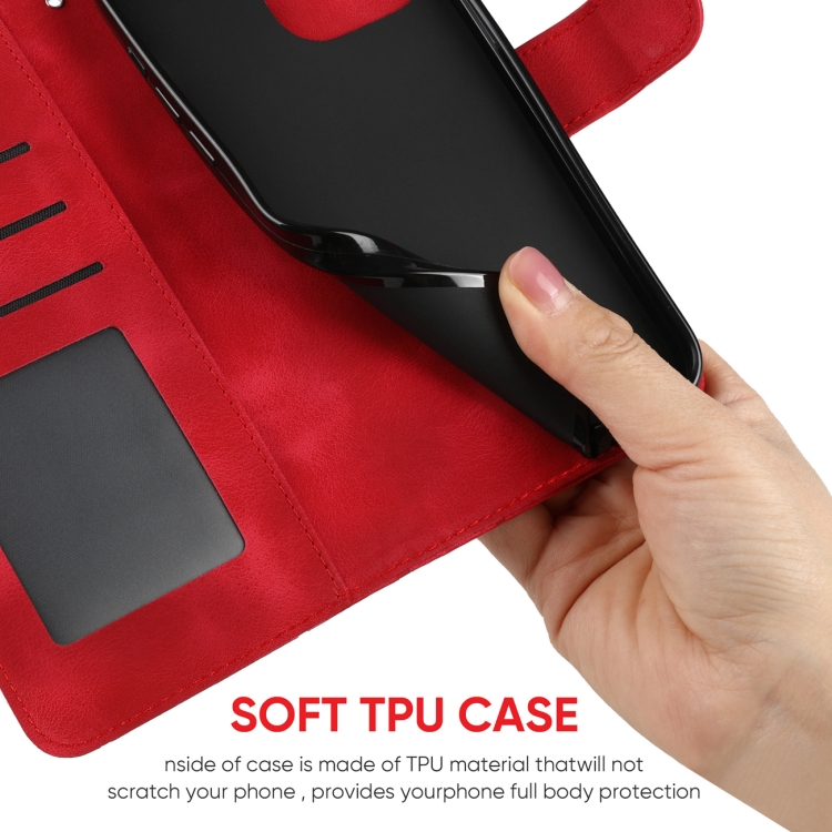 For iPhone 16 Pro Skin Feel Geometric Lines Leather Phone Case(Red) For iPhone 16 Pro Skin Feel Geometric Lines Leather Phone Case(Red)