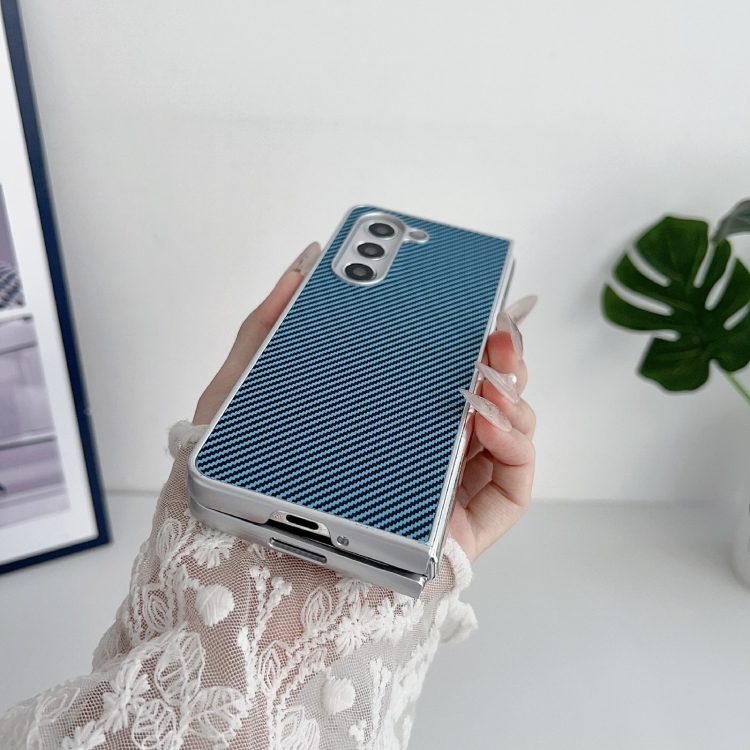 For Samsung Galaxy Z Fold5 Kevlar Carbon Fiber Ultra-thin Shockproof Phone Case(Red) For Samsung Galaxy Z Fold5 Kevlar Carbon Fiber Ultra-thin Shockproof Phone Case(Red)