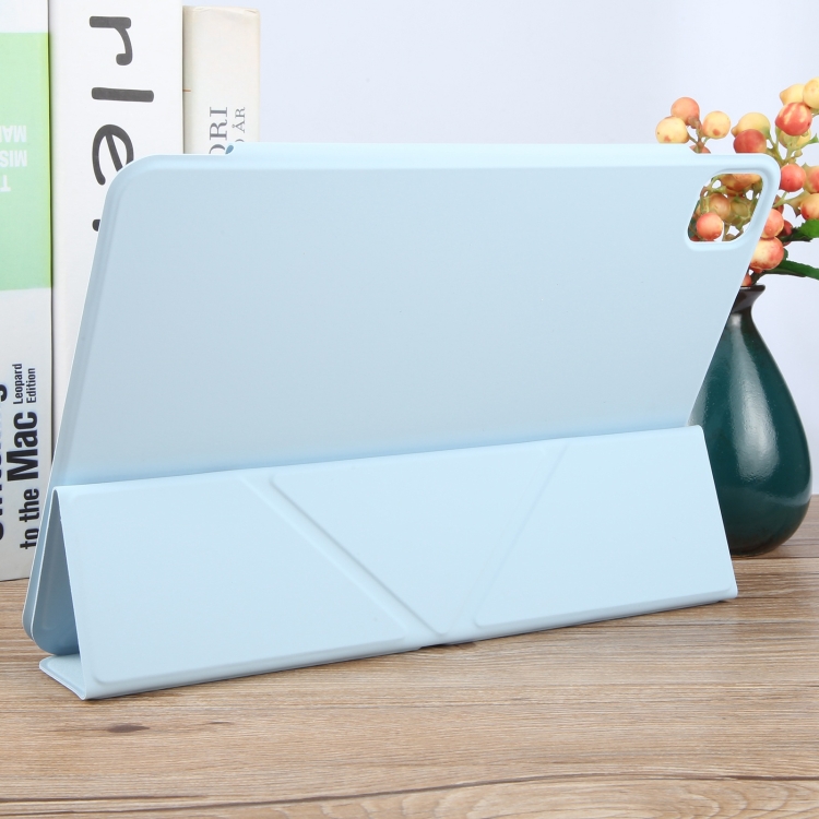 For iPad Air 11 2024 Y-Shape Double-sided Clip Magnetic Smart Tablet Case(Blue) For iPad Air 11 2024 Y-Shape Double-sided Clip Magnetic Smart Tablet Case(Blue)