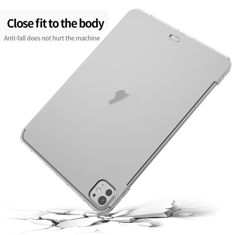 For iPad Air 13 2024 Shockproof Soft TPU Protective Tablet Case(Transparent)