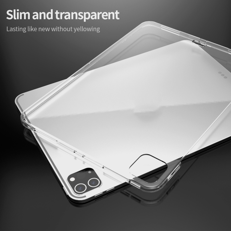 For iPad Air 13 2024 Shockproof Soft TPU Protective Tablet Case(Transparent)