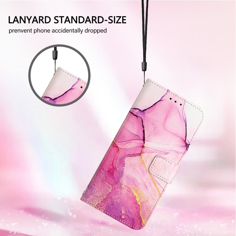 For Samsung Galaxy Z Fold6 PT003 Marble Pattern Flip Leather Phone Case(Pink Purple Gold) For Samsung Galaxy Z Fold6 PT003 Marble Pattern Flip Leather Phone Case(Pink Purple Gold)