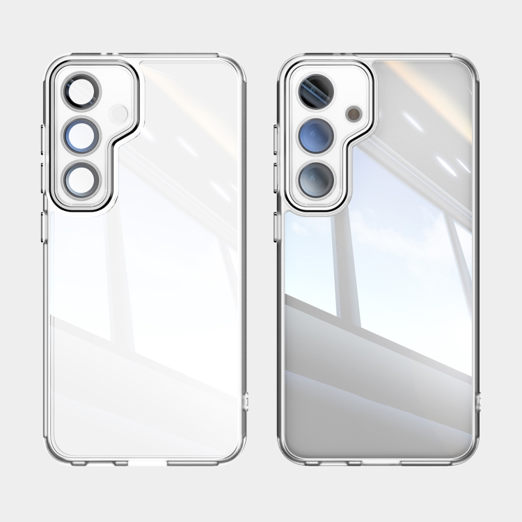 For Samsung Galaxy S25+ 5G Acrylic Hybrid TPU Armor Shockproof Phone Case(Transparent) For Samsung Galaxy S25+ 5G Acrylic Hybrid TPU Armor Shockproof Phone Case(Transparent)