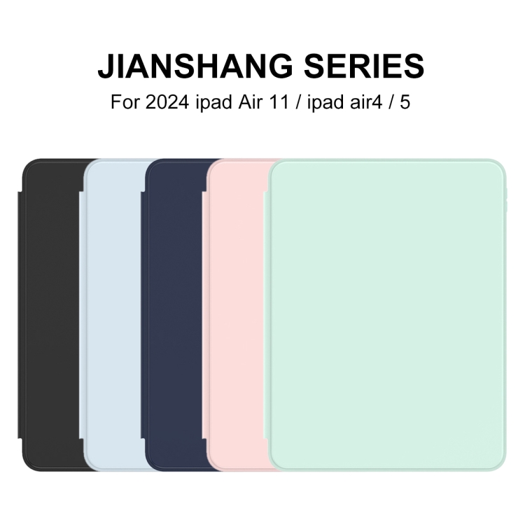 For iPad Air 11 2024 / Air 2022 10.9 Mutural Jianshang Series Smart Leather Tablet Case(Black) For iPad Air 11 2024 / Air 2022 10.9 Mutural Jianshang Series Smart Leather Tablet Case(Black)