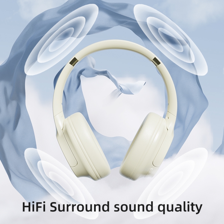 Zealot B39 ワイヤレス Bluetooth 5.2 ヘッドフォン (ベージュ)