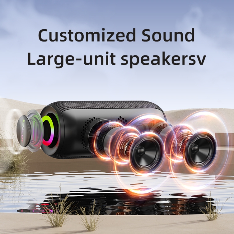 Zealot S32 Max 20W High Power Bluetooth Speaker with RGB Light(Black) Zealot S32 Max 20W High Power Bluetooth Speaker with RGB Light(Black)