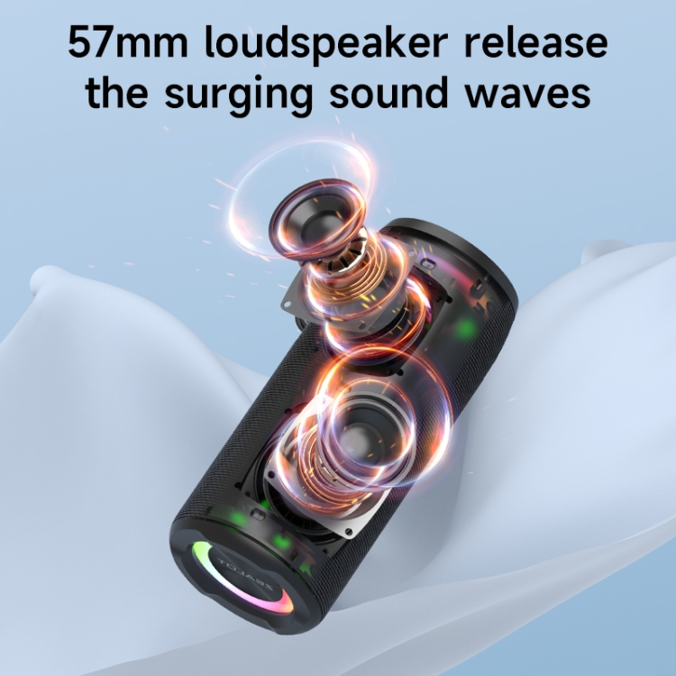 Zealot S51 Pro Shocking Bass Bluetooth Speaker with Colorful Light(Red) Zealot S51 Pro Shocking Bass Bluetooth Speaker with Colorful Light(Red)