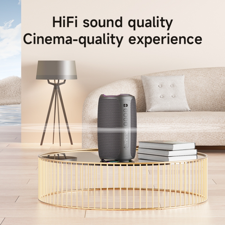 Zealot S61M RGB Rhythmic Light Karaoke Wireless Speaker, Style:Single Mic(Black) Zealot S61M RGB Rhythmic Light Karaoke Wireless Speaker, Style:Single Mic(Black)