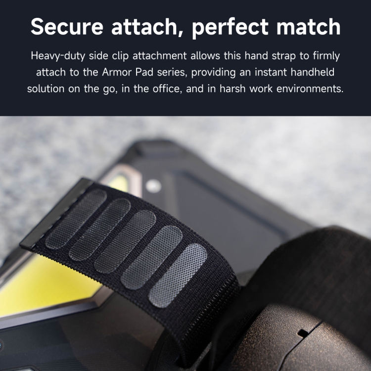 Ulefone UAS01 Tablet Hand Strap Holder for Armor Pad 3 Pro(Black) Ulefone UAS01 Tablet Hand Strap Holder for Armor Pad 3 Pro(Black)
