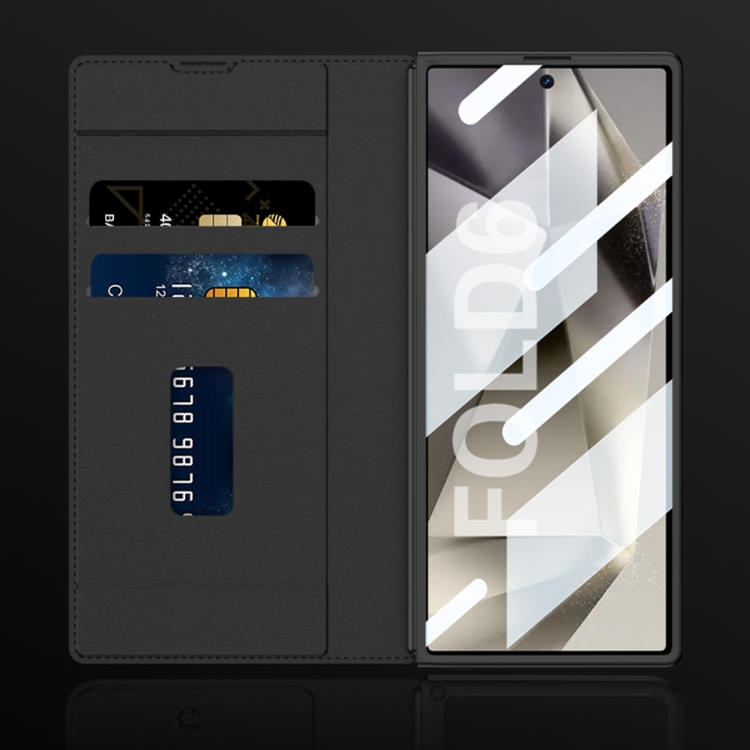 For Samsung Galaxy Z Fold6 GKK Integrated Armor Flip Leather Case with Pen Slot, Stylus Not Included(Grey) For Samsung Galaxy Z Fold6 GKK Integrated Armor Flip Leather Case with Pen Slot, Stylus Not Included(Grey)