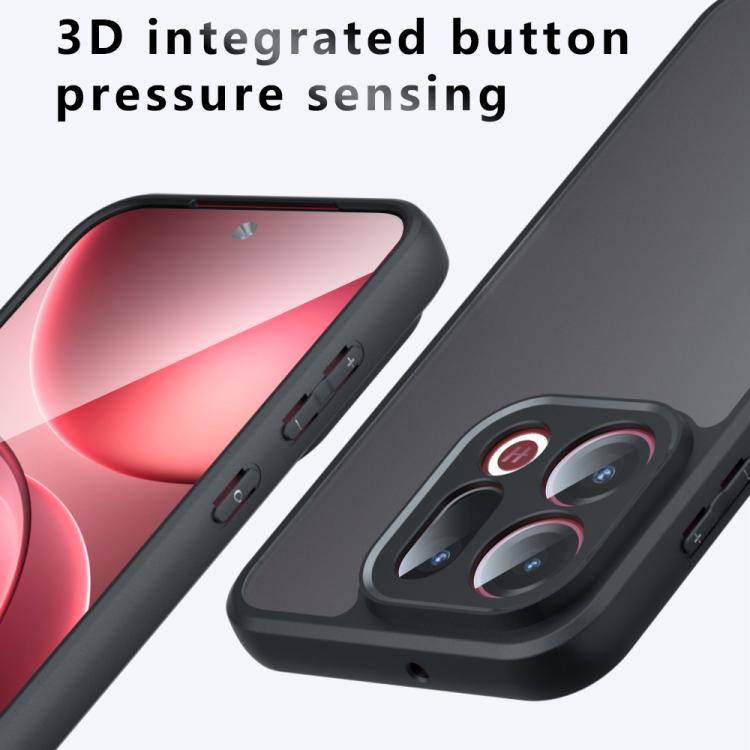 For OPPO Find X9 Armor Precise Hole PC Hybrid TPU Phone Case(Transparent)
