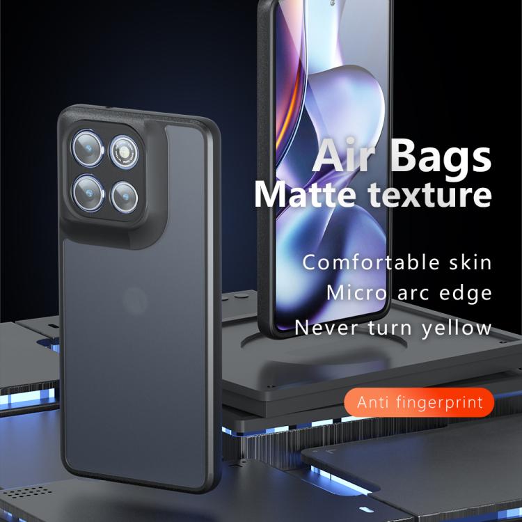 Coque Pour Motorola Moto G86 / G86 Power 5G - Housse Etui Silicone Gel Fine Film Ecran - NOIR - Téléphonie