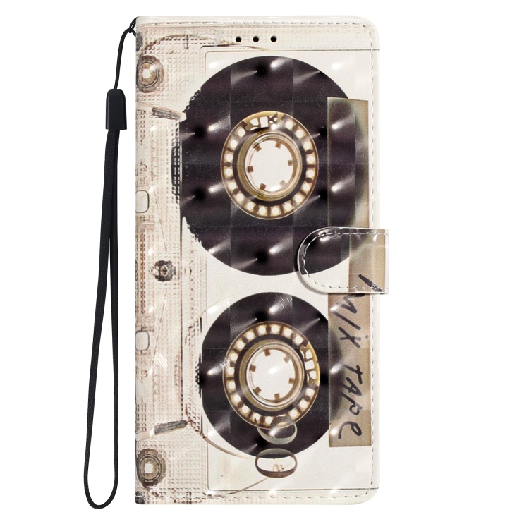 For iPhone 16 3D Pattern Leather Phone Case(Tape) For iPhone 16 3D Pattern Leather Phone Case(Tape)