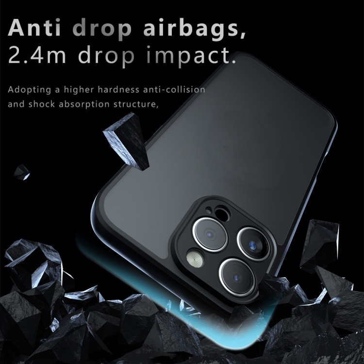 For iPhone 16 Armor Precise Hole PC Hybrid TPU Phone Case(Transparent) For iPhone 16 Armor Precise Hole PC Hybrid TPU Phone Case(Transparent)