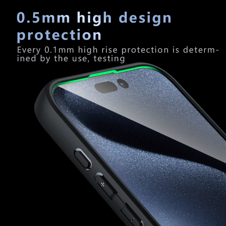 For iPhone 16 Armor Precise Hole PC Hybrid TPU Phone Case(Transparent) For iPhone 16 Armor Precise Hole PC Hybrid TPU Phone Case(Transparent)