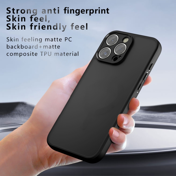 For iPhone 16 Armor Precise Hole PC Hybrid TPU Phone Case(Transparent) For iPhone 16 Armor Precise Hole PC Hybrid TPU Phone Case(Transparent)