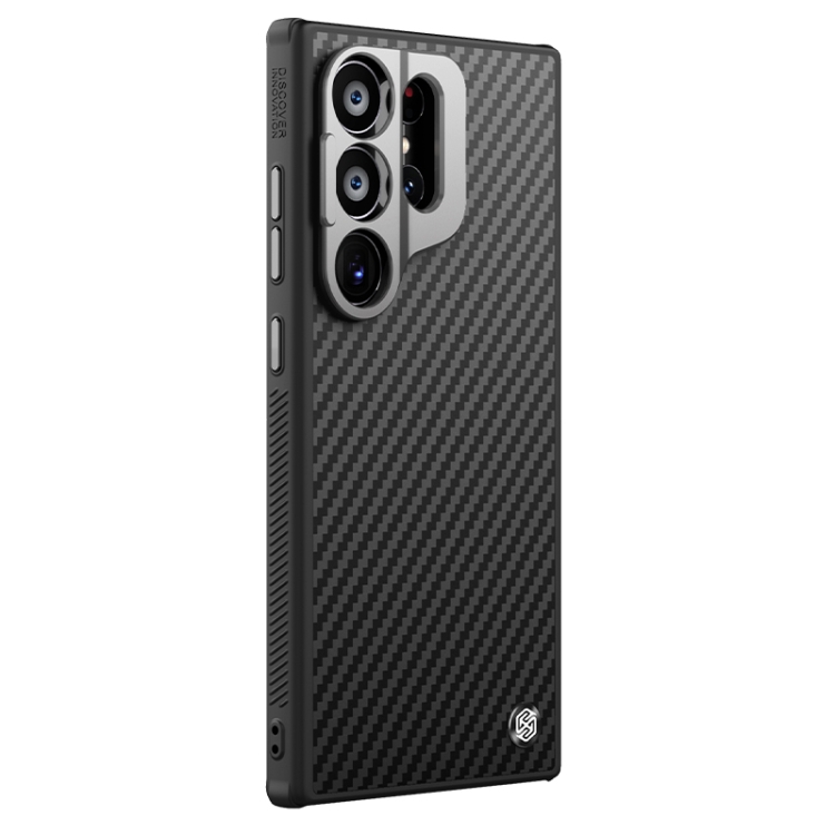 For Samsung Galaxy S24 Ultra 5G NILLKIN Aramid Fiber Fine Hole Phone Case(Black) For Samsung Galaxy S24 Ultra 5G NILLKIN Aramid Fiber Fine Hole Phone Case(Black)
