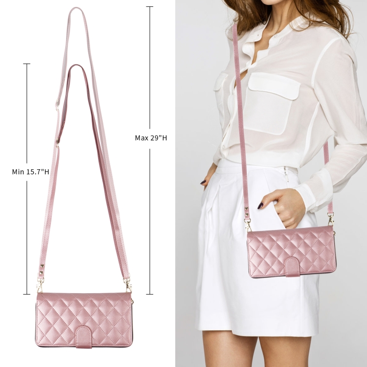 For Samsung Galaxy S22 5G Crossbody Rhombic Zipper Tower Buckle Leather Phone Case with Lanyard(Rose Gold) For Samsung Galaxy S22 5G Crossbody Rhombic Zipper Tower Buckle Leather Phone Case with Lanyard(Rose Gold)