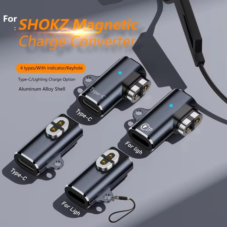 For Shokz Bone Conduction Bluetooth Earphone Charging Conversion Adapter, Interface:Type-C Side Bend For Shokz Bone Conduction Bluetooth Earphone Charging Conversion Adapter, Interface:Type-C Side Bend