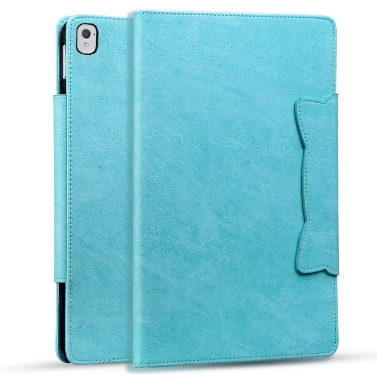 For iPad Air / Air 2 / 9.7 2017 / 2018 Cat Buckle Leather Smart Tablet Case(Sky Blue) For iPad Air / Air 2 / 9.7 2017 / 2018 Cat Buckle Leather Smart Tablet Case(Sky Blue)