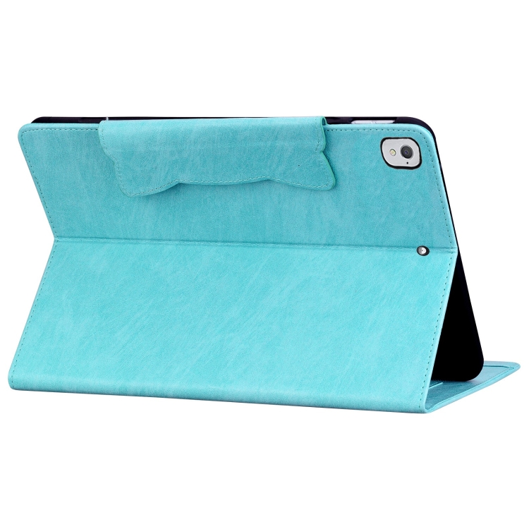 For iPad Air / Air 2 / 9.7 2017 / 2018 Cat Buckle Leather Smart Tablet Case(Sky Blue) For iPad Air / Air 2 / 9.7 2017 / 2018 Cat Buckle Leather Smart Tablet Case(Sky Blue)