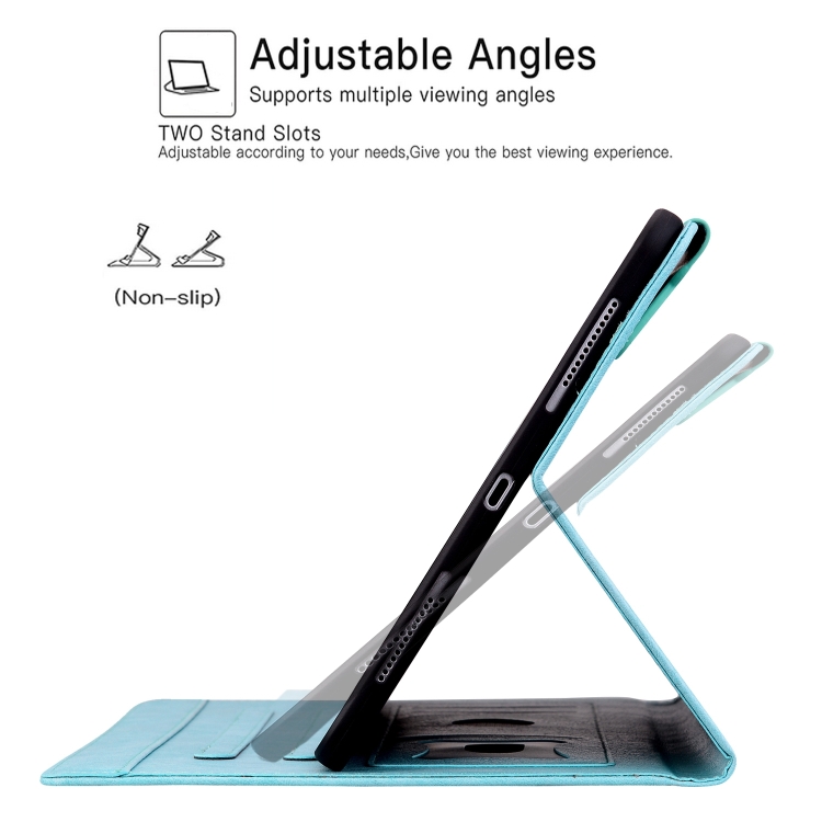 For iPad Air / Air 2 / 9.7 2017 / 2018 Cat Buckle Leather Smart Tablet Case(Sky Blue) For iPad Air / Air 2 / 9.7 2017 / 2018 Cat Buckle Leather Smart Tablet Case(Sky Blue)